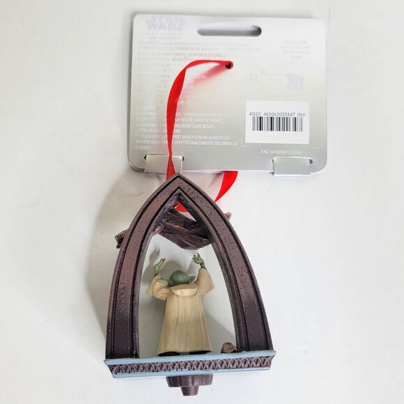 Yoda Attack Of The Clones Force Jedi Disney Sketchbook Christmas Tree Ornament - Picture 6 of 8